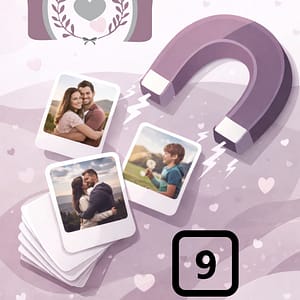 c) Magnets Photos - Lot de 9