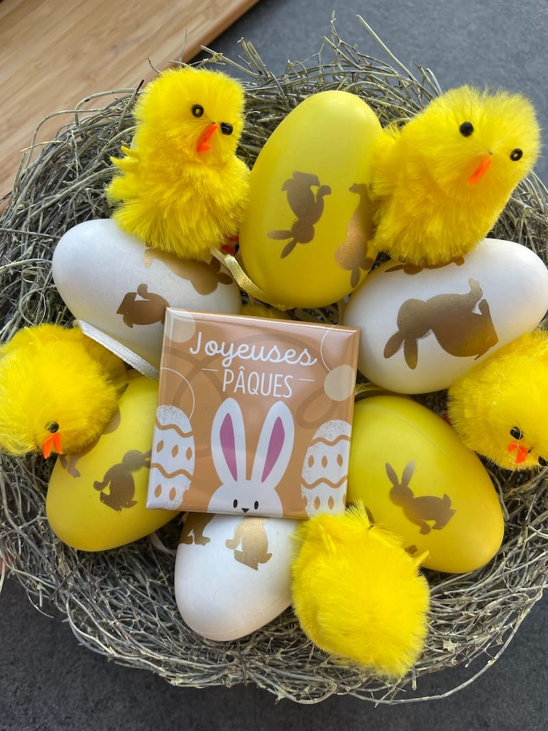 Idée cadeau Pâques, magnet créatif